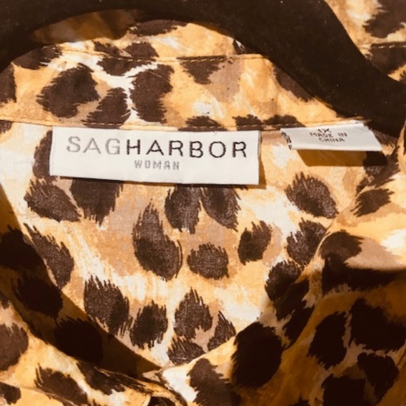 COLDWATER CREEK AND SAGHARBOR  BLOUSES 1X - Picture 2 of 4